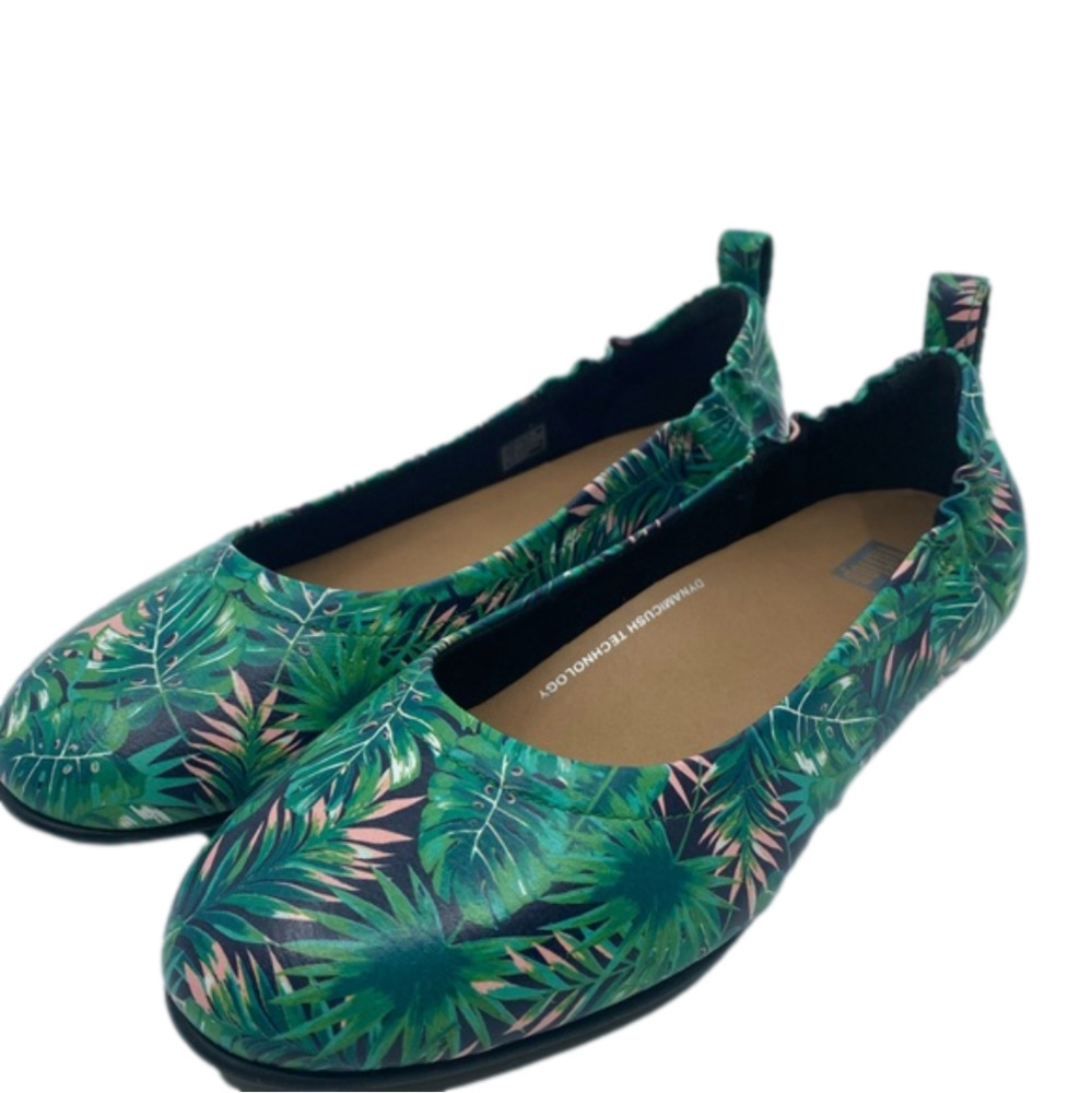 Fitflop Jungle Allegro‎ leather colourful flat shoes.